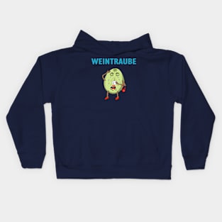 Crying grape Kids Hoodie